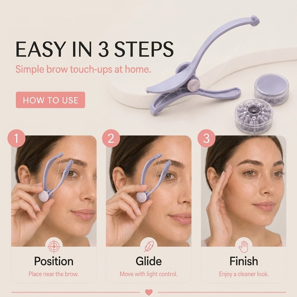 Precision Brow Threading Tool